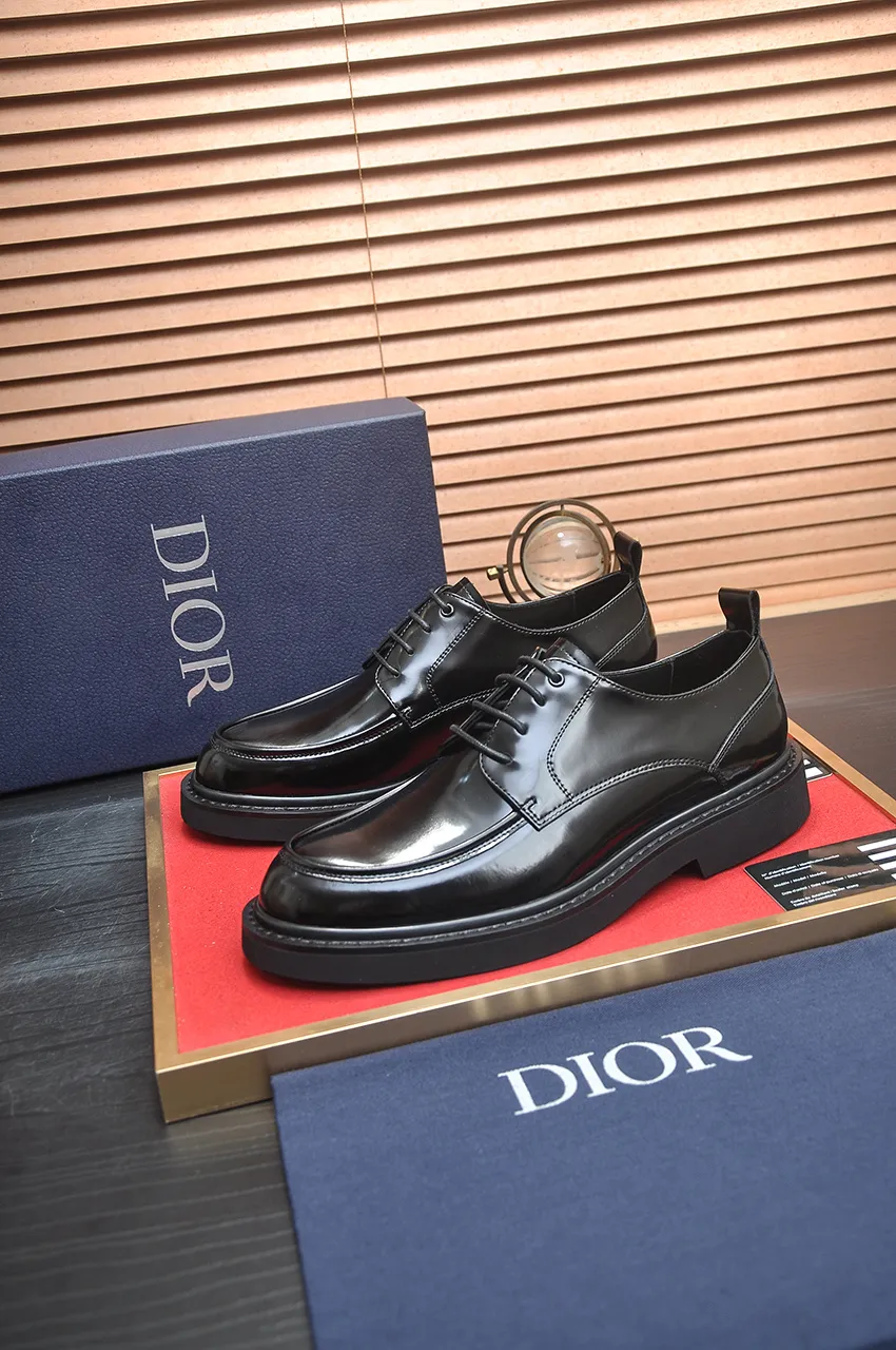 Men's shoes 💰800💶[Dior] (water-dyed cowhide lining) Dior original 1:1 high-quality factory, imported original materials, imported version of raw cowhide, water-dyed cowhide lining, original TPU outsole, code number: 39-44 (38 45 custom-made, non-refundable)